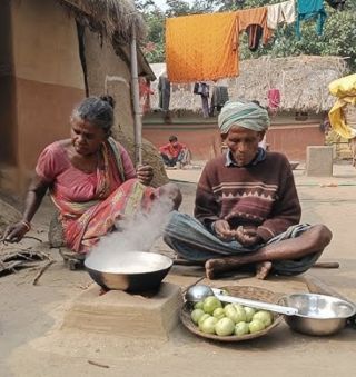 A Family Sharing One Meal